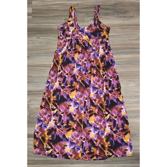Style & Co Watercolor Print Maxi Dress, Size XL - Picture 5 of 6